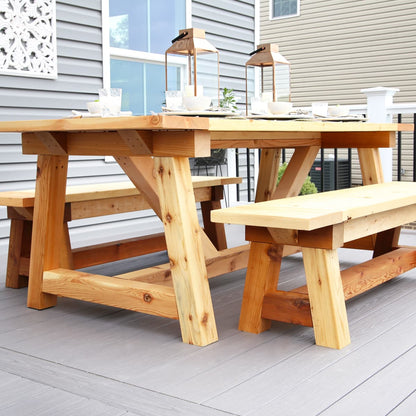 Easy Assembly: Build your Farmhouse Table